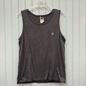 Volcom Gray Tank Top Size Small